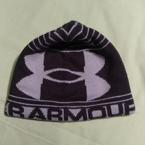 UNDER ARMOUR YOUTH SKULLCAP Med 4-7 Years Blk/Gray